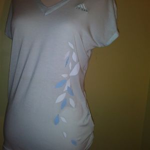 Adidas Vneck Yoga/Workout Tee